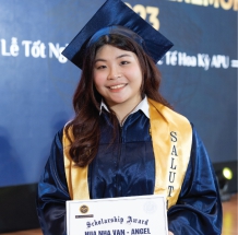 APU OPENS DOORS TO AMERICA’S PRESTIGOUS UNIVERSITIES - ANGEL HUA NHA VAN, A CLASS OF 2023 SALUTATORIAN, IS HONORED TO RECEIVE $468,000 OF SCHOLARSHIPS VALUE