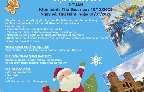 KHÁM PHÁ MÙA ĐÔNG NƯỚC MỸ CÙNG APU & AUV WINTER TOUR