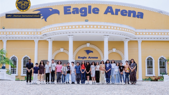 APU WELCOMES STUDENTS FROM N.H. GOEL WORLD SCHOOL FOR CULTURAL EXCHANGE VISIT