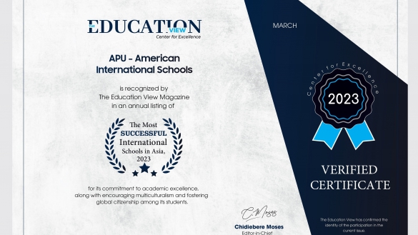 THE MOST SUCCESSFUL INTERNATIONAL SCHOOLS IN ASIA, 2023