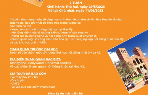 TẬN HƯỞNG MÙA HÈ RỰC RỠ TẠI USA CÙNG HỆ THỐNG GIÁO DỤC QUỐC TẾ APU & AUV - USA SUMMER TOUR 2023 IS BACK!!!